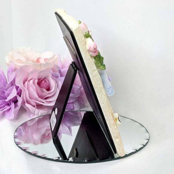 Artisan Hummingbird Jewelry Art Garden Nature Frame Vintage Beaded Crystals 3D - Picture 9 of 13